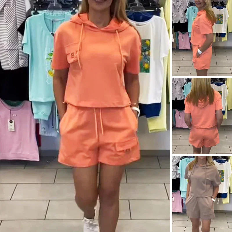 Generisch Zomerset met korte mouwen en korte mouwen, shorts voor Generisch Zomerset met korte mouwen en korte mouwen, shorts voor