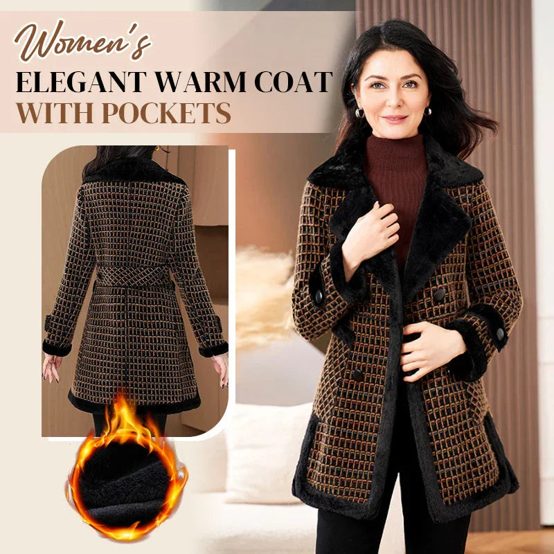 ️Winter Specials ️ Women's Elegant Warm Coat with Pockets – timberow