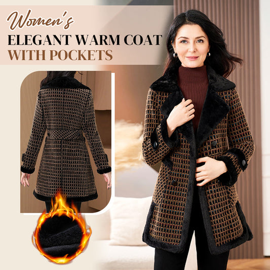 ❄️Winter Specials❄️ Women's Elegant Warm Coat with Pockets