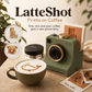 🎃Halloween-Aanbieding 50% korting!🔥Retro Koffiekunst Camera – Mechanische Latte Sjabloonprinter