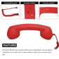 ☎️ 50% korting! Retro telefoonhoorn – uniek cadeau voor bijzondere gelegenheden. Vintage design & Bluetooth – voor thuis & kantoor! ✨🎁