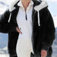 🎁Kerst Hete verkoop 49% OFF🎄Superwarm & Stijlvol Fleecejack voor Dames met Capuchon!❄️