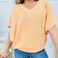 💥Beperkte tijd promotie 49% korting💥Dames V-hals veelzijdige casual vleermuismouwen T-shirt tops