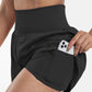 ✨️2025 Hot Sale 49% UIT🥰High Waisted 2-in-1 Yoga Shorts & Zijzakken