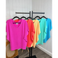 💥Beperkte tijd promotie 49% korting💥Dames V-hals veelzijdige casual vleermuismouwen T-shirt tops