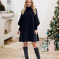 🖤Fall&Winter New Arrivals 50% OFF🖤Women's Lantern Sleeve Stand Collar Dress