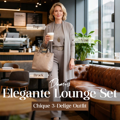 🌸 Up tot 59% korting🔥Elegant Lange Cardigan & Top & Broek 3-Delige Set