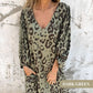 💖Beperkte uitverkoop 50% KORTING💖Safari Chic Leopard-jurk