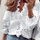👚 NU 50% KORTING! ✨ Damesblouse met ruches en pofmouwen – Leuk ontwerp, losse pasvorm en veelzijdige stijl voor elke gelegenheid 🍃