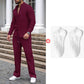 🎁2026 Nieuw binnen 50% KORTING💥Casual wafelhemd en broek voor heren, 2-delige set