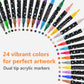 🔥Hot Sale 50% KORTING🎁Dual-Tip Glitter Marker Pen