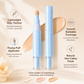 ✨ Dubbele Werking Concealer – Verbergt Donkere Kringen & Oneffenheden | Hydraterend, Lichtgewicht en Natuurlijk Resultaat