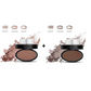 🖤50% KORTING 2026 HETE VERKOOP! 50K+ Verkocht Wenkbrauw Stempel Poeder Kit met Applicatorkwast, Één Druk Perfecte Wenkbrauw Stempel, Waterbestendig Langdurig 24U Wenkbrauw Make-up voor Moeiteloze Dagelijkse Salon-Achtige Wenkbrauwen