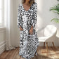 💖Beperkte uitverkoop 50% KORTING💖Safari Chic Leopard-jurk