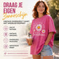 👕☀️Unisex Vintage Gewassen Madeliefje Print Loose Fit T-Shirt