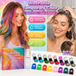 🔥50% KORTING  🌈Set met 12 kleuren tijdelijke haarkrijt en applicator