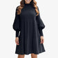 🖤Fall&Winter New Arrivals 50% OFF🖤Women's Lantern Sleeve Stand Collar Dress