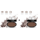 🖤50% KORTING 2026 HETE VERKOOP! 50K+ Verkocht Wenkbrauw Stempel Poeder Kit met Applicatorkwast, Één Druk Perfecte Wenkbrauw Stempel, Waterbestendig Langdurig 24U Wenkbrauw Make-up voor Moeiteloze Dagelijkse Salon-Achtige Wenkbrauwen