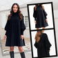 🖤Fall&Winter New Arrivals 50% OFF🖤Women's Lantern Sleeve Stand Collar Dress