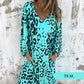 💖Beperkte uitverkoop 50% KORTING💖Safari Chic Leopard-jurk