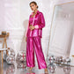 💕2025 HOT SALE💐Paillettenblazer en wijde broek voor dames (set van 3 stuks)