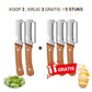 🥕2 + 1 gratis🔥 Multifunctionele groentenschiller voor de keuken – Roestvrij lemmet, ergonomisch handvat & ideaal voor fruit en groente ✨