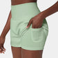 ✨️2025 Hot Sale 49% UIT🥰High Waisted 2-in-1 Yoga Shorts & Zijzakken