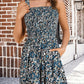 ⏰Hot Sale 50% Uit-Women's Summer Square Neck Sleeveless Loose Casual Shorts Smocked Rompers (🔥Koop er 2 krijg 5% korting & Gratis verzending)