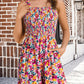⏰Hot Sale 50% Uit-Women's Summer Square Neck Sleeveless Loose Casual Shorts Smocked Rompers (🔥Koop er 2 krijg 5% korting & Gratis verzending)