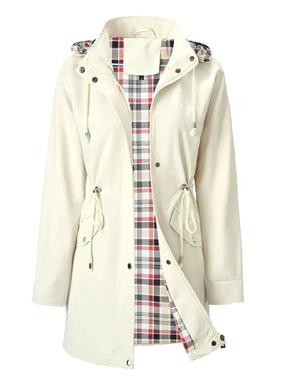 🍂Herfst Hete Verkoop 50% Korting💗🧥Ultieme geruite waterdichte jas voor dames🍃