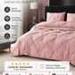 💗 Laatste dag van de uitverkoop – 50% korting⚡ Bedsure Soft Pintuck dekbedovertrekset