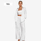 💕2025 HOT SALE💐Paillettenblazer en wijde broek voor dames (set van 3 stuks)