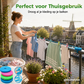 🏠✨Draagbare Waslijn – Geen Boren, Snel Opgehangen & Overal Te Gebruiken 👕