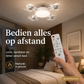🌀 Nieuwe plafondventilatorlamp met E27-fitting – 2-in-1 stille LED-ventilator met afstandsbediening, energiezuinige combinatie van verkoeling & verlichting voor thuis, in de slaapkamer