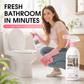 🥳2026 HOT SALE🥳💞Meer dan 50.000 verkocht! 🛁🧹Badkamerreiniger-spray – lost kalkaanslag, zeepresten en watervlekken op zonder schrobben. Geschikt voor glas, tegels en kranen – laat een frisse botanische geur achter. Zachte formule, geen scherpe dampen!