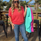 💥Beperkte tijd promotie 49% korting💥Dames V-hals veelzijdige casual vleermuismouwen T-shirt tops