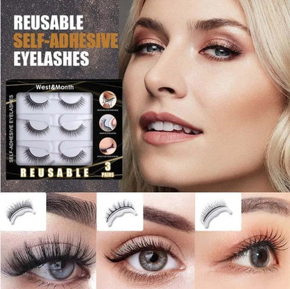 👁️ Herbruikbare Zelfklevende Wimpers – geen lijm nodig & natuurlijke look | Nederland/België | Stock beperkt – 50% OFF ⏳🔥