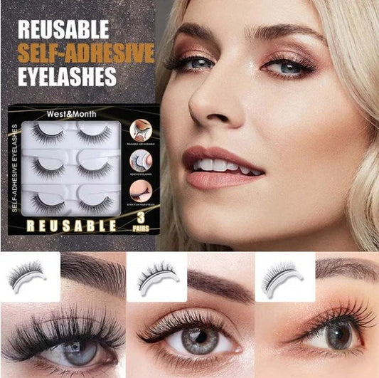 👁️ Herbruikbare Zelfklevende Wimpers – geen lijm nodig & natuurlijke look | Nederland/België | Stock beperkt – 50% OFF ⏳🔥