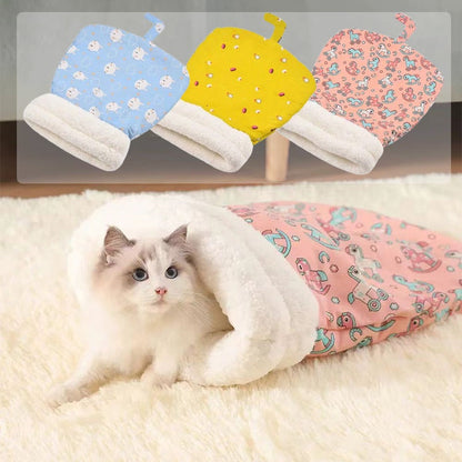 🔥 50% KORTING!!! ⏰ Knus Huisdierenmandje voor Katten en Honden - Zacht Pluche & Machinewasbaar, Perfect voor het Comfort en de Warmte van Je Huisdier 🎁