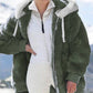 🎁Kerst Hete verkoop 49% OFF🎄Superwarm & Stijlvol Fleecejack voor Dames met Capuchon!❄️
