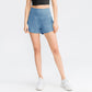 ✨️2025 Hot Sale 49% UIT🥰High Waisted 2-in-1 Yoga Shorts & Zijzakken