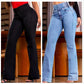 🎁50% KORTING👖 Stretch Flare Jeans met Hoge Taille – Comfortabel, Flatterend & Stijlvol voor Elke Dag