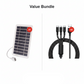 🌞Fris De Lente In Met 50% Korting!⚡Ultra-Licht Zonnepaneel (2W 5V) - Draagbare USB Oplader voor Wandelen & Camping - Flexibel & Weerbestendig