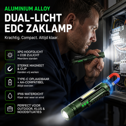 🔦 50% korting op penvormige magnetische werklamp – 3 lichtstanden, oplaadbaar en stevig, ideaal voor nauwkeurig werk.