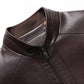 🔥50% KORTING — Heren leren jas met pluche voering | Warm cadeau voor hem