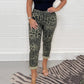 Vrouwen Camouflage Casual Broek met Koordsluiting