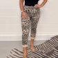 Vrouwen Camouflage Casual Broek met Koordsluiting