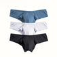 Effen kleur ademende herenslip met lage taille【Koop 5, krijg er 2 gratis】