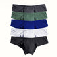 Effen kleur ademende herenslip met lage taille【Koop 5, krijg er 2 gratis】