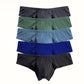Effen kleur ademende herenslip met lage taille【Koop 5, krijg er 2 gratis】
